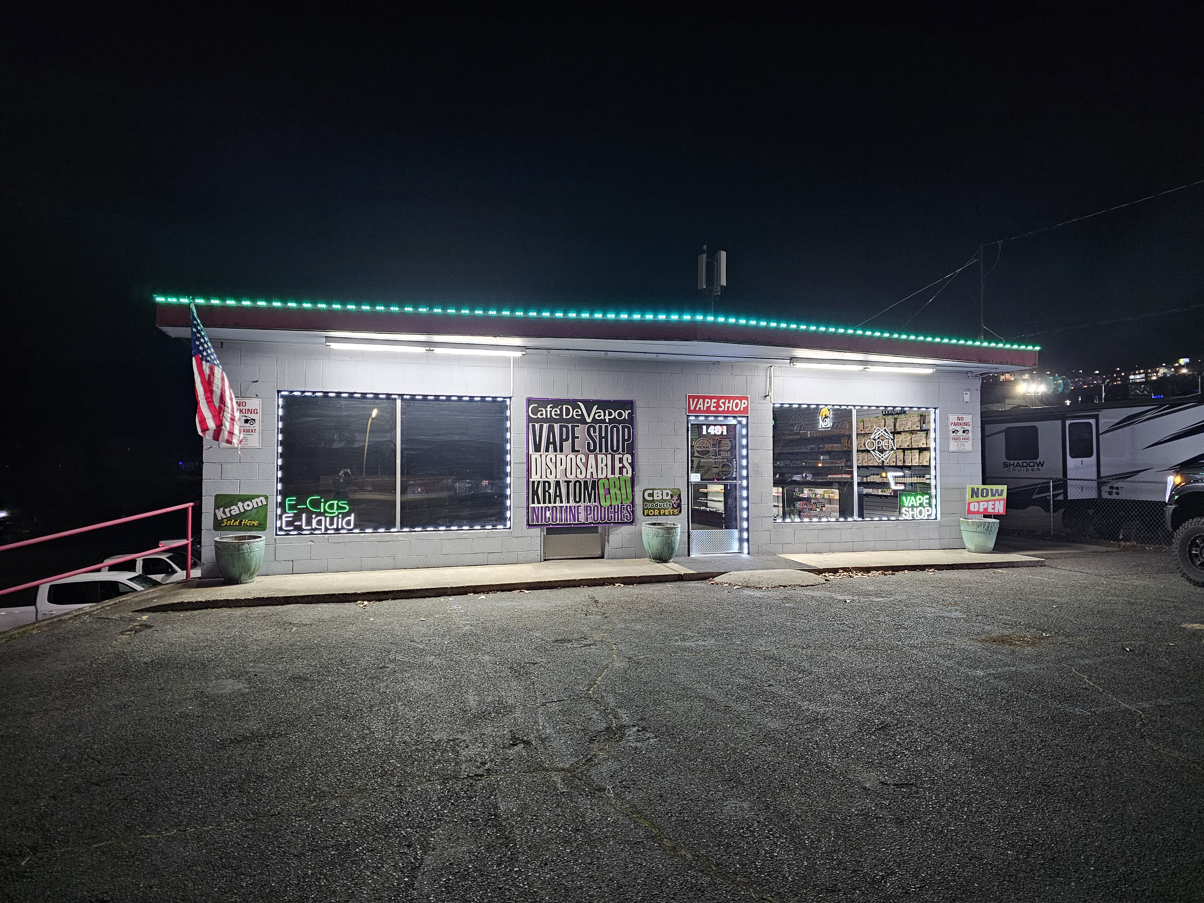 afe De Vapor new Lewiston Idaho vape shop location on 21st Street